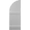 Ekena Millwork Americraft 6-Board (2 Batten) Wood Joined Board-n-Batten Shutters w/ Arch Top, ARW101BQ621X77PRH ARW101BQ621X77PRH - alternate 3